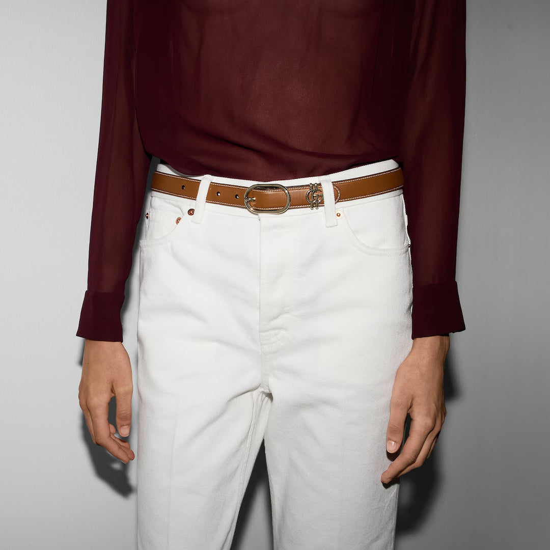 GUCCI Belt with oval buckle