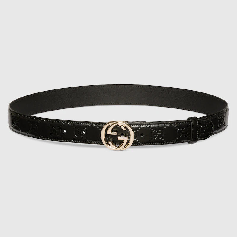 GUCCI Belt with Interlocking G buckle