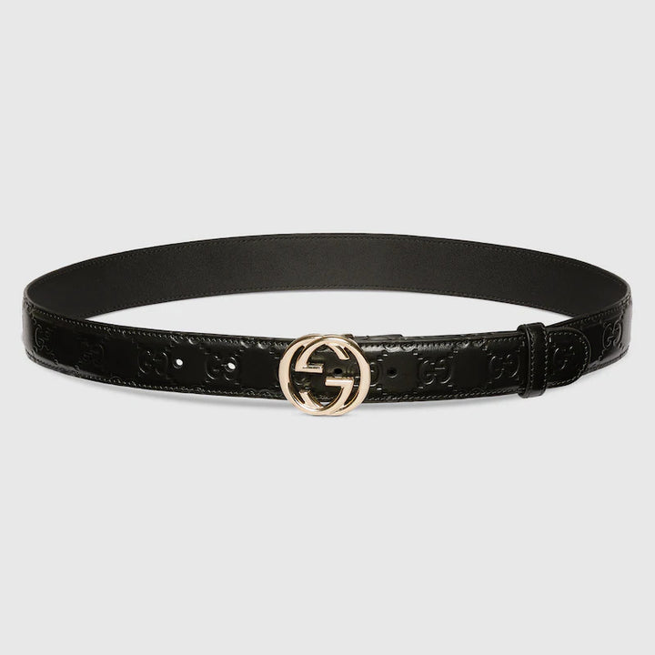 GUCCI Belt with Interlocking G buckle
