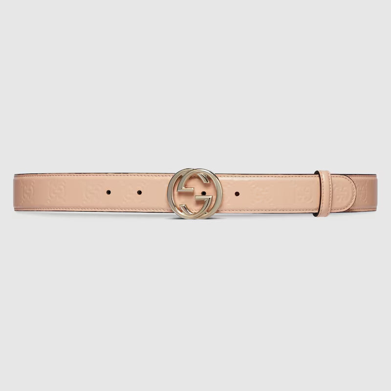 GUCCI Belt with Interlocking G buckle