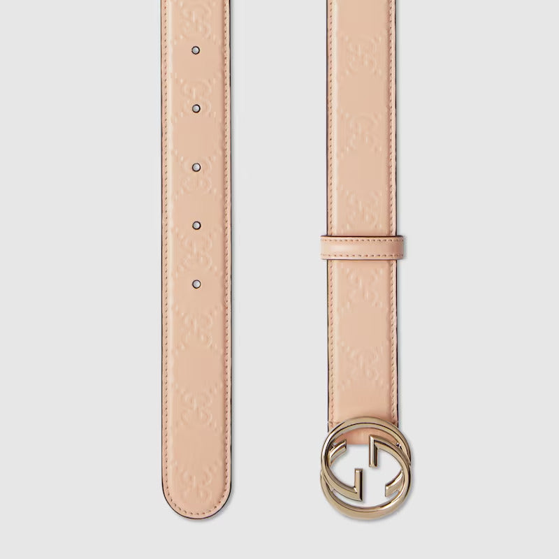 GUCCI Belt with Interlocking G buckle