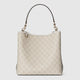 white/beige striped