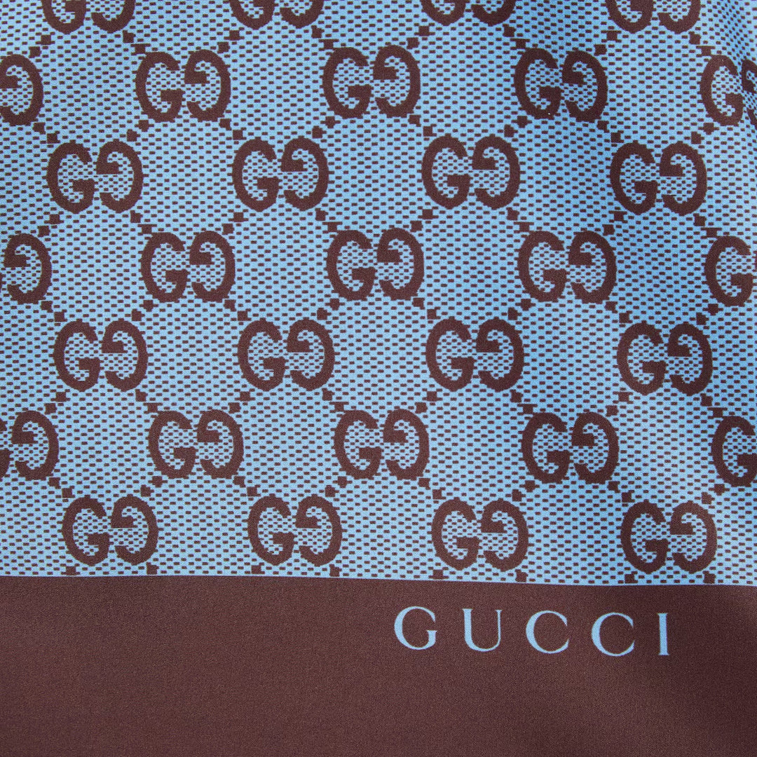 GUCCI PRINTED POPLIN TECH SWIM SHORTS
