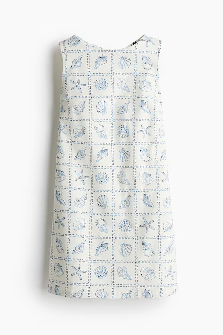H&M Open-Back Cotton Dress