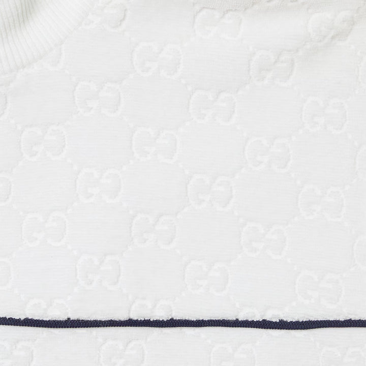GUCCI GG terrycloth cotton zip sweatshirt