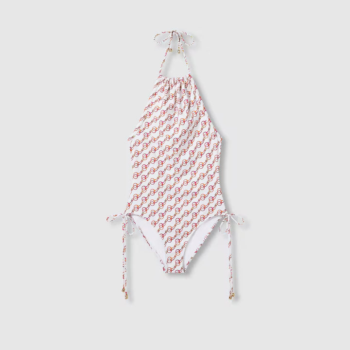 Gucci Printed stretch jersey swimsuit