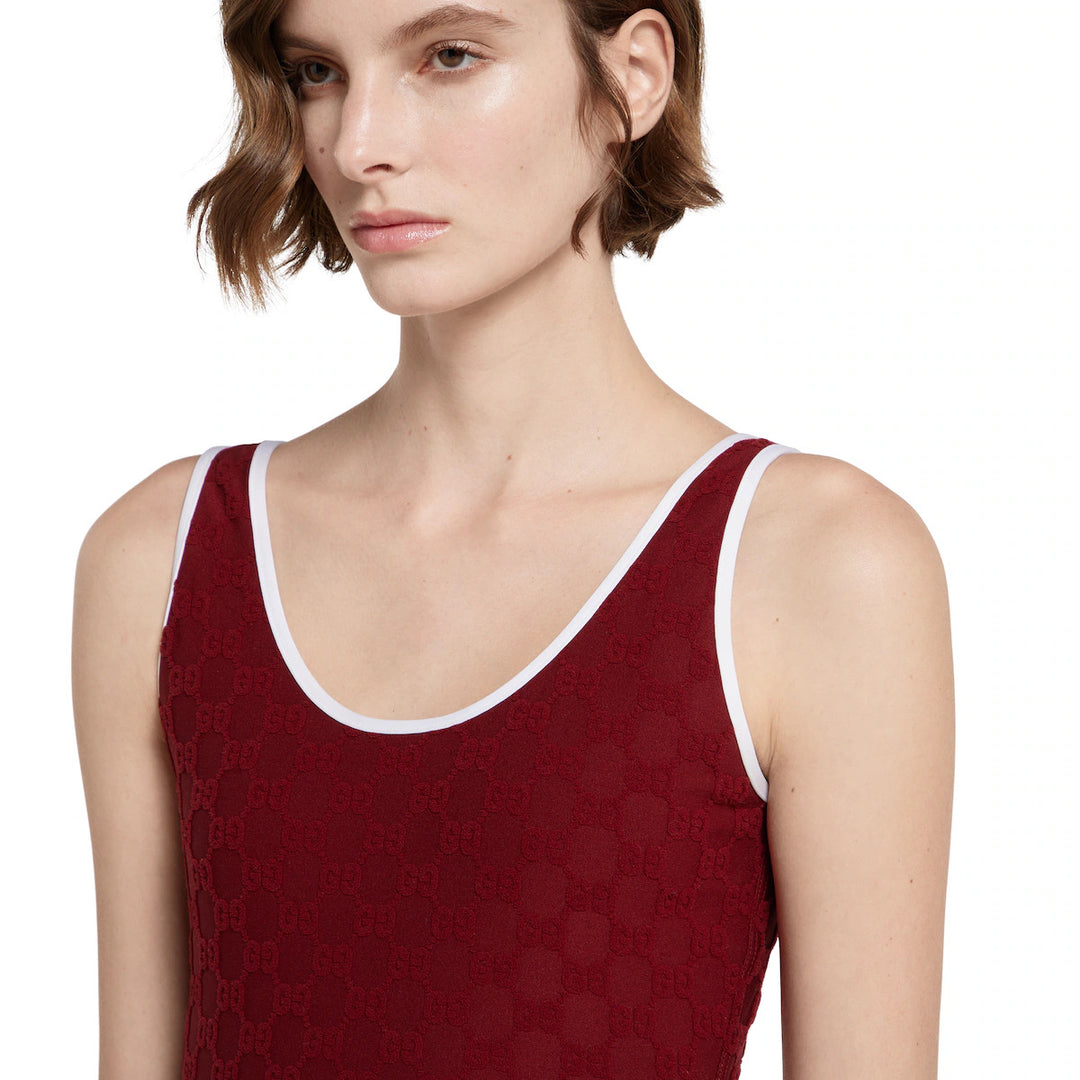 Gucci GG terrycloth jersey jacquard swimsuit