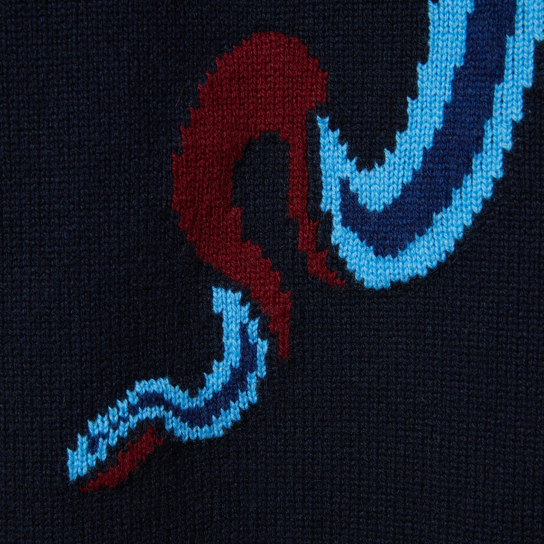 Gucci WOOL CASHMERE SWEATER WITH INTARSIA