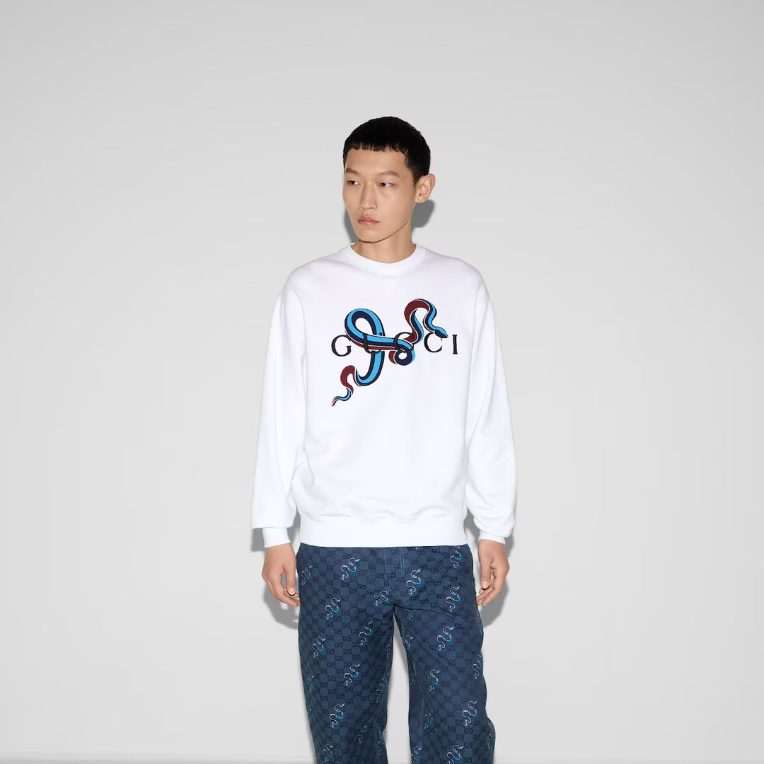 GUCCI PRINTED COTTON JERSEY T-SHIRT