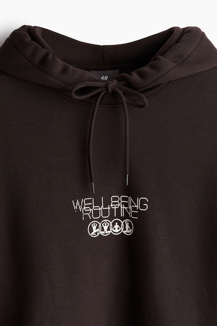 H&M Loose Fit Printed Hoodie