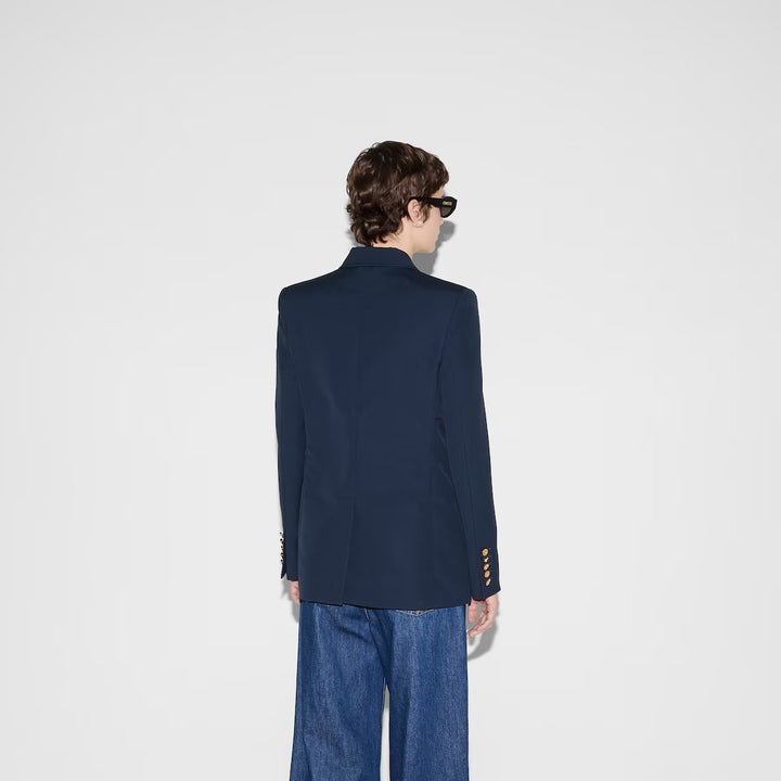 GUCCI Double-breasted cotton jacket