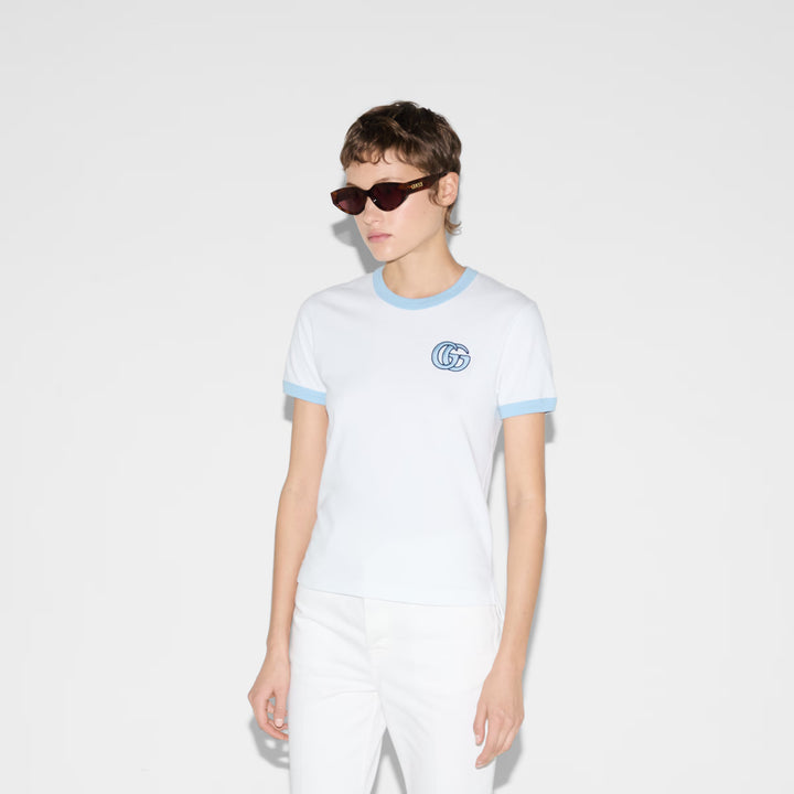 Gucci Cotton jersey T-shirt with embroidery
