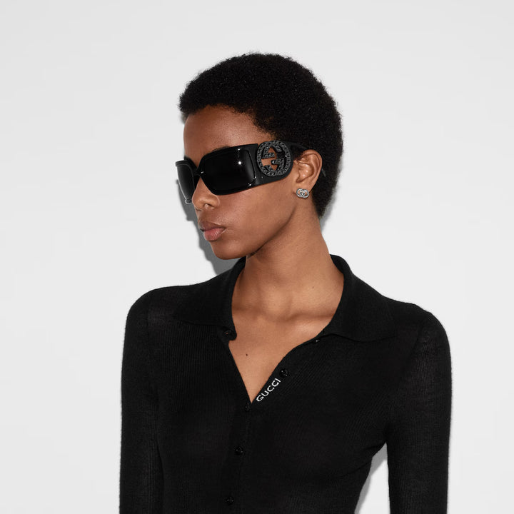 GUCCI Rectangular frame sunglasses