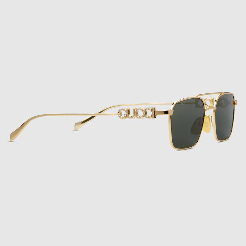 GUCCI Rectangular frame sunglasses