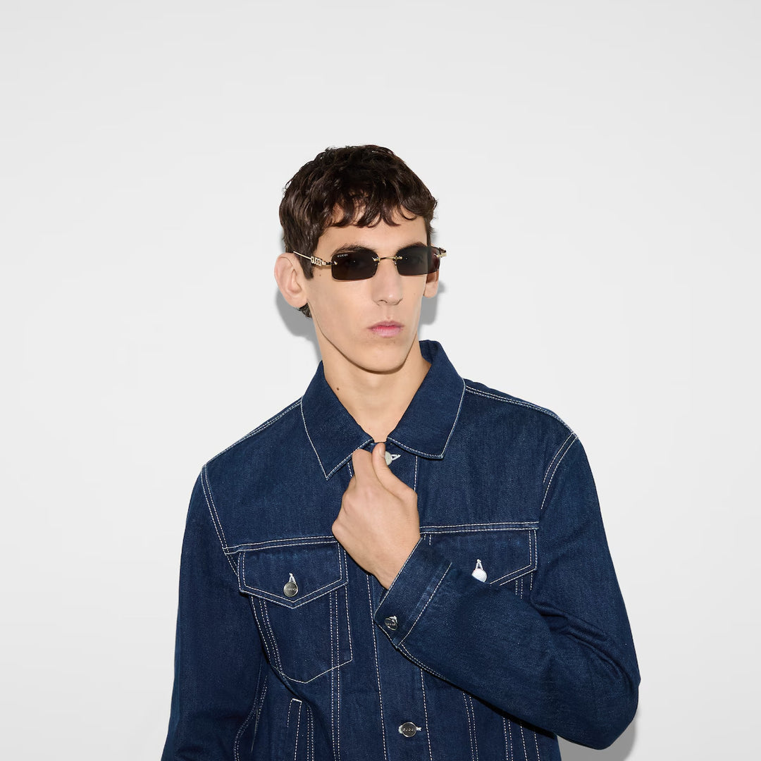 GUCCI Rectangular frame sunglasses