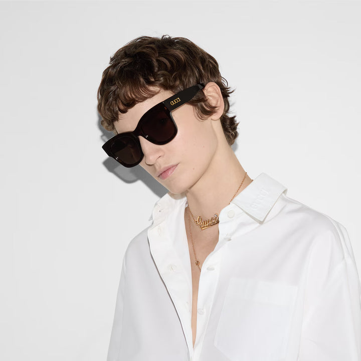 GUCCI Butterfly frame sunglasses