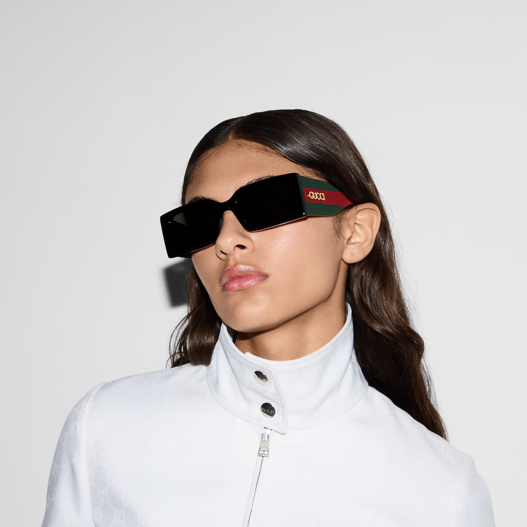 GUCCI Rectangular frame sunglasses