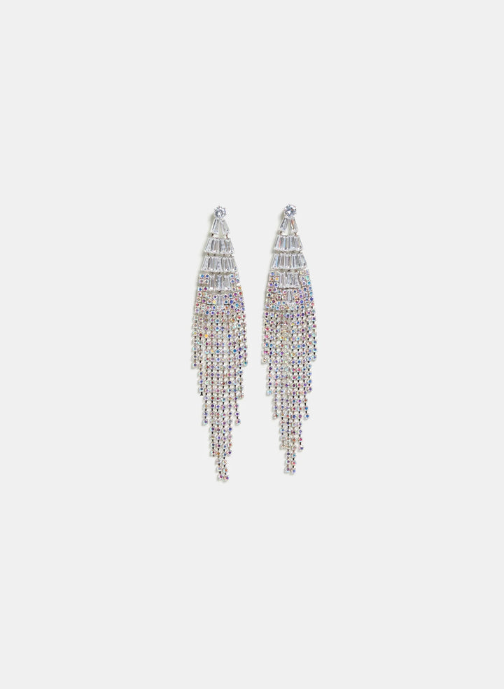 Laura Crystal Cascade Earrings