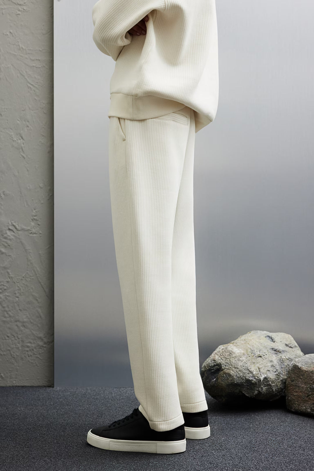 H&M Regular Fit Ribbed Joggers