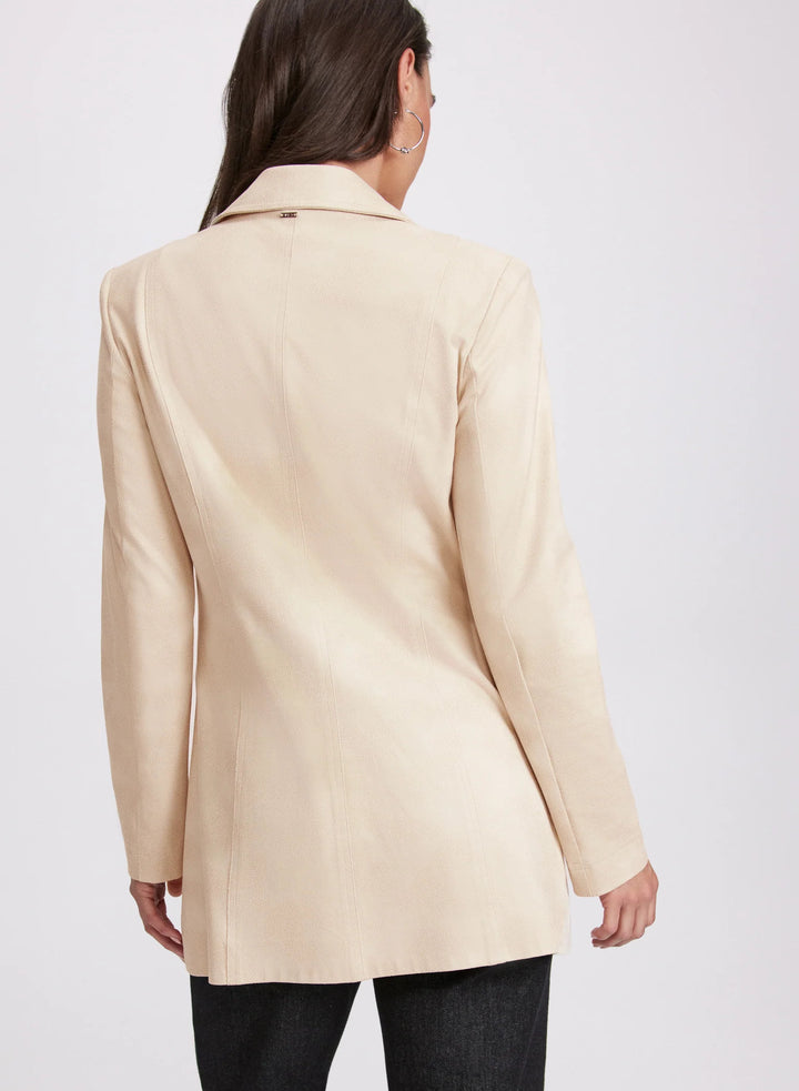LAURA Zip Detail Redingote Jacket