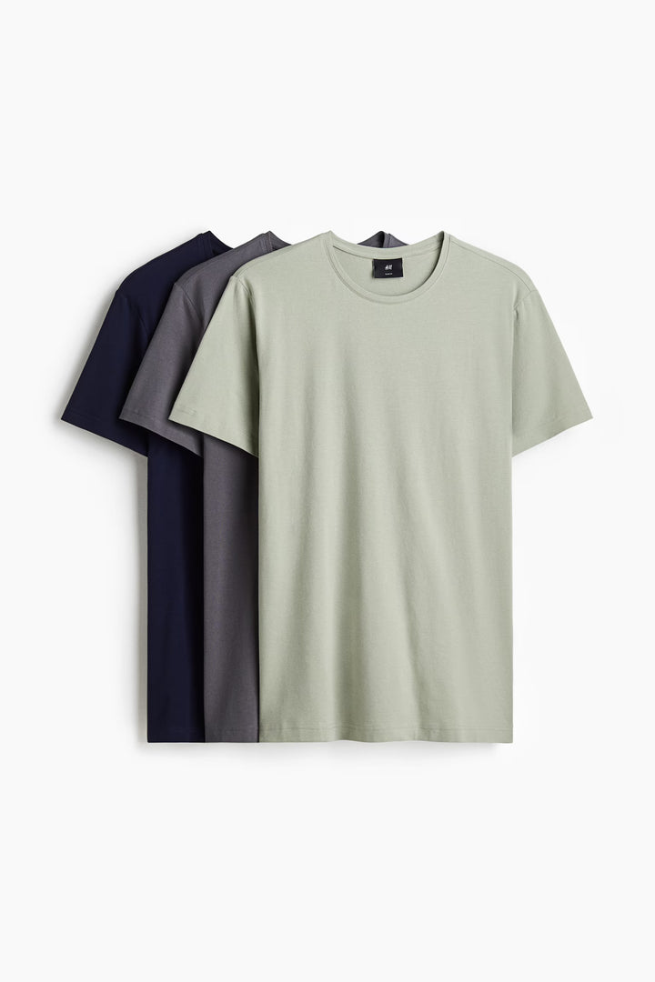 H&M 3-pack Slim Fit T-shirts