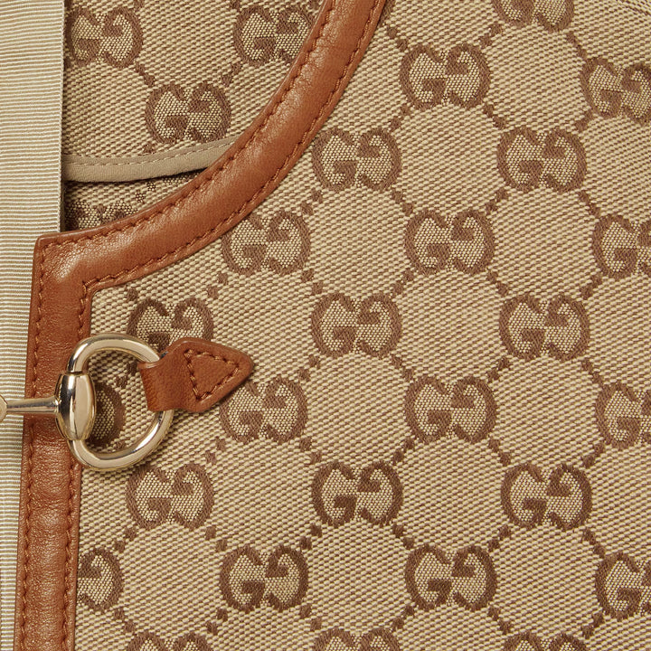 Gucci GG canvas dress with Horsebit