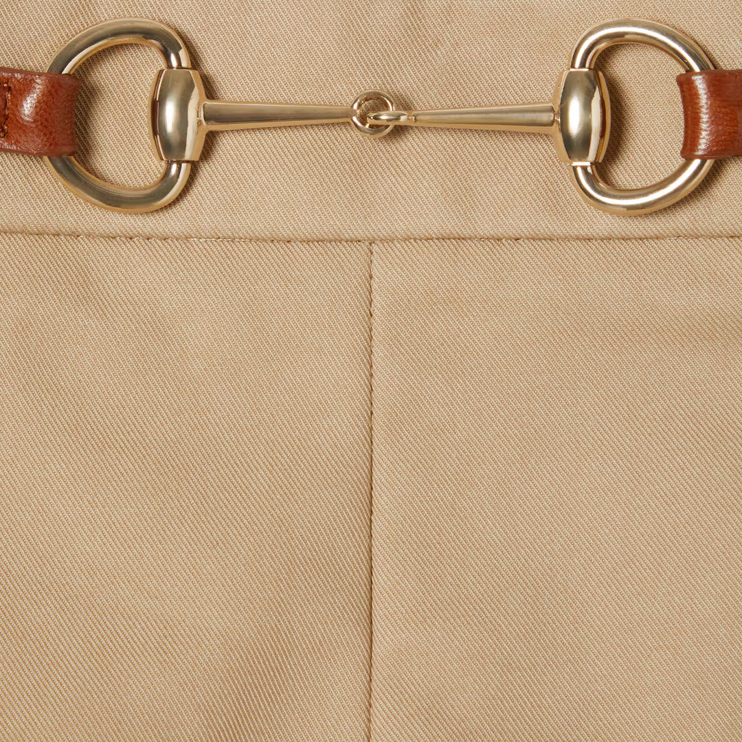 Gucci Cotton drill pants with Horsebit