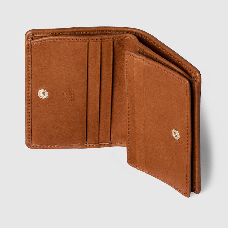 GUCCI GG Emblem mini wallet