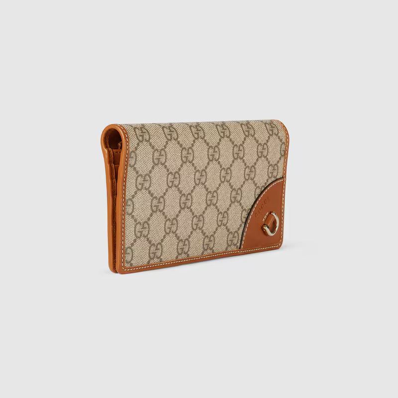 GUCCI GG Emblem continental wallet