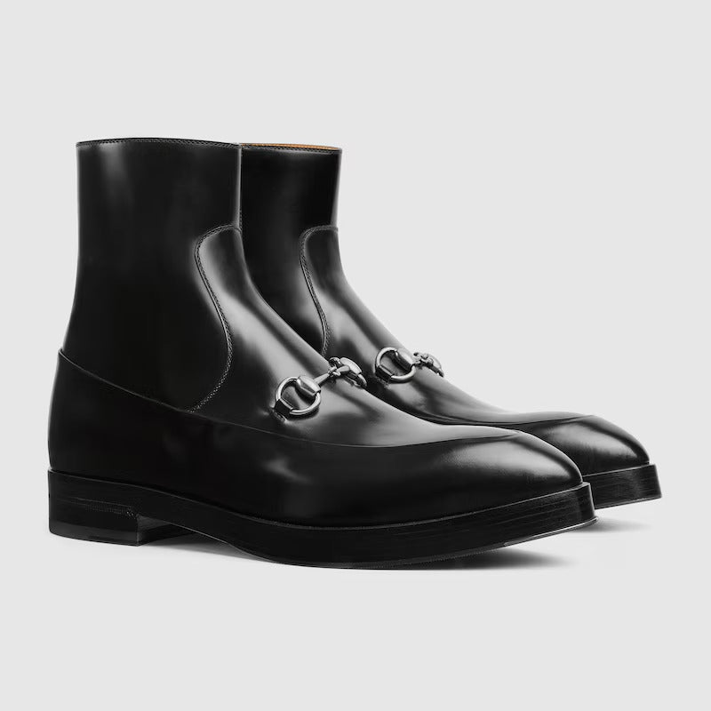 GUCCI Men's ankle boot with Horsebit