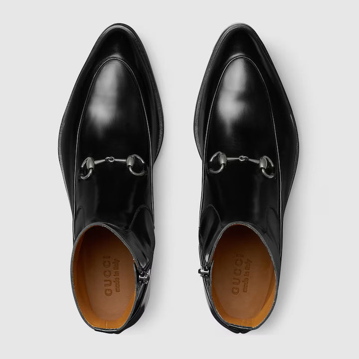 GUCCI Men's ankle boot with Horsebit