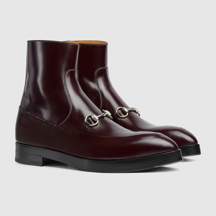 GUCCI Men's ankle boot with Horsebit