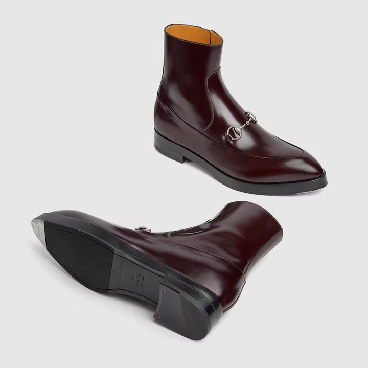 GUCCI Men's ankle boot with Horsebit