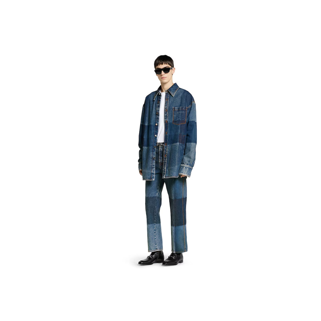 GUCCI COTTON DENIM PANT