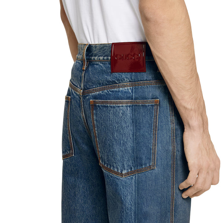 GUCCI COTTON DENIM PANT