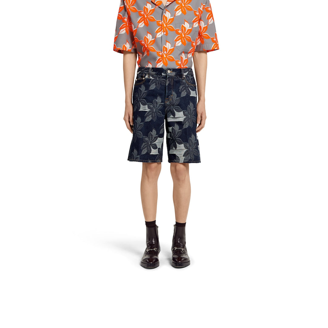 GUCCI DENIM JACQUARD PANT