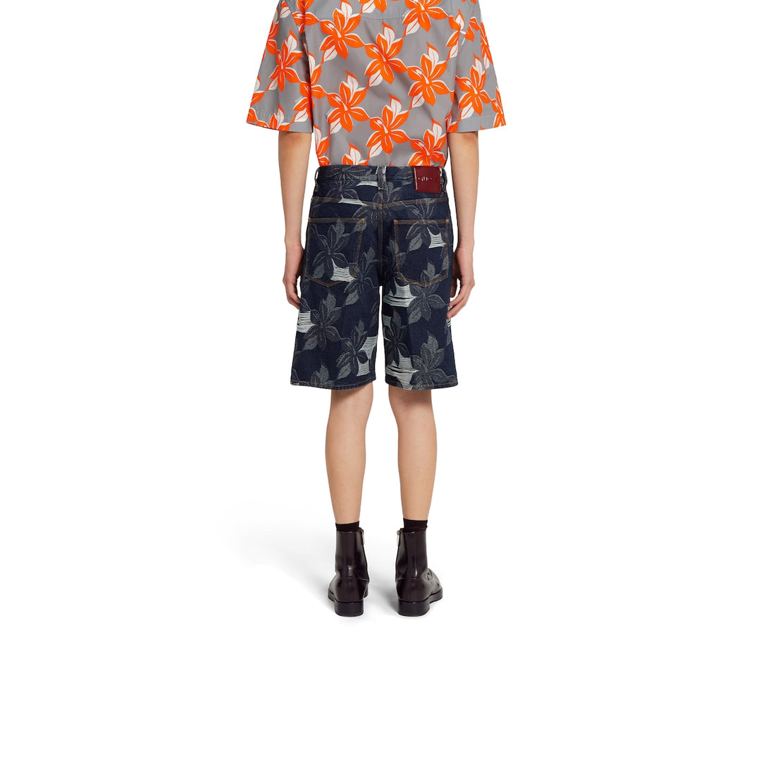 GUCCI DENIM JACQUARD PANT