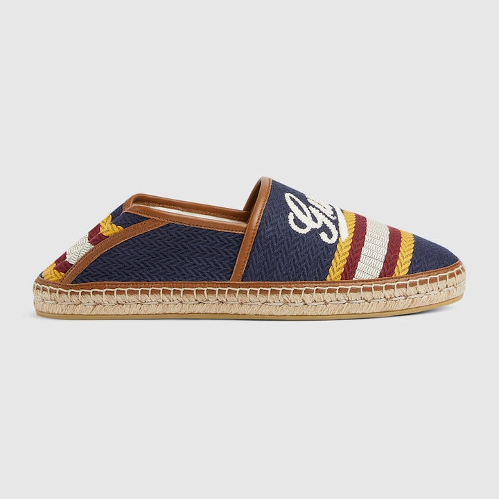 GUCCI Men's espadrille with Gucci script