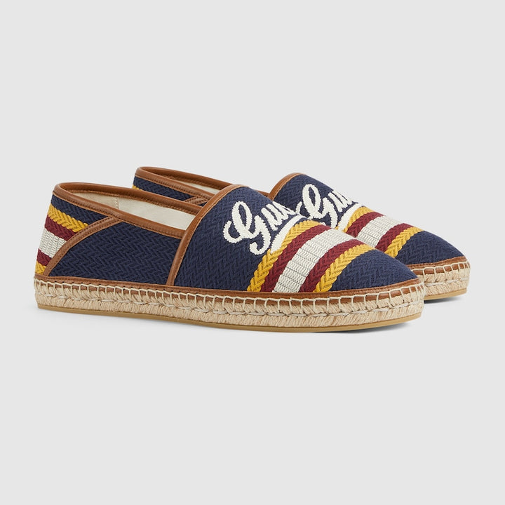 GUCCI Men's espadrille with Gucci script
