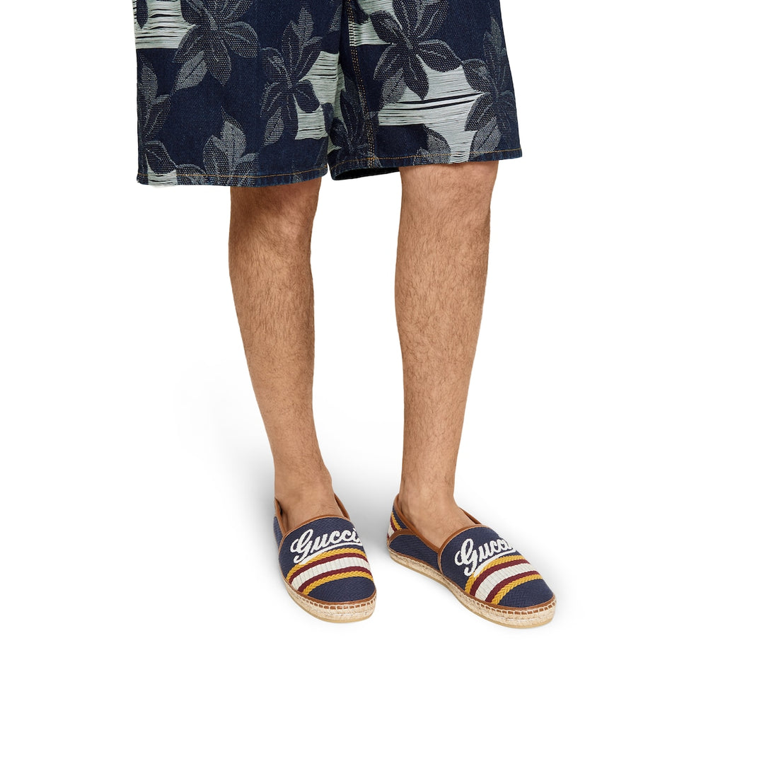GUCCI Men's espadrille with Gucci script