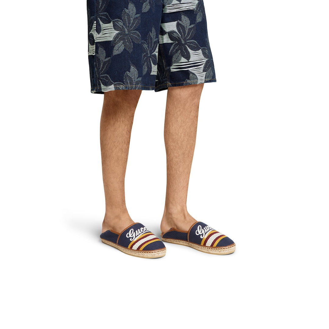 GUCCI Men's espadrille with Gucci script