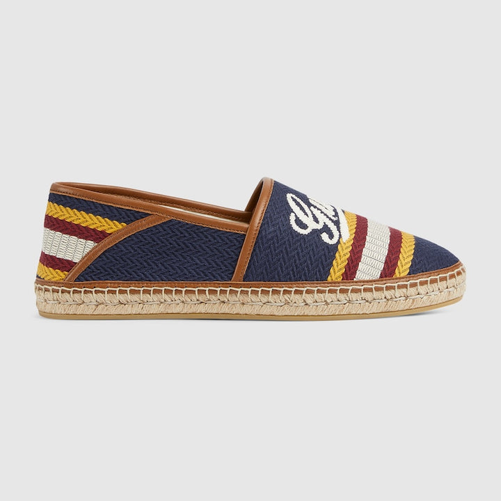 GUCCI Men's espadrille with Gucci script