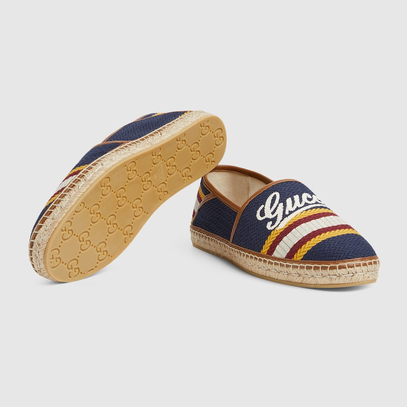 GUCCI Men's espadrille with Gucci script