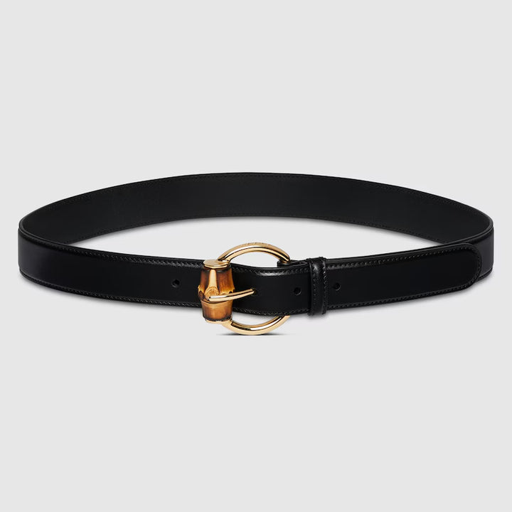 GUCCI Belt with bamboo detail buckle