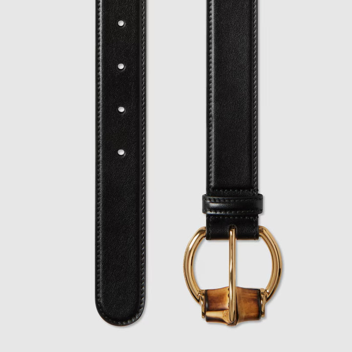 GUCCI Belt with bamboo detail buckle
