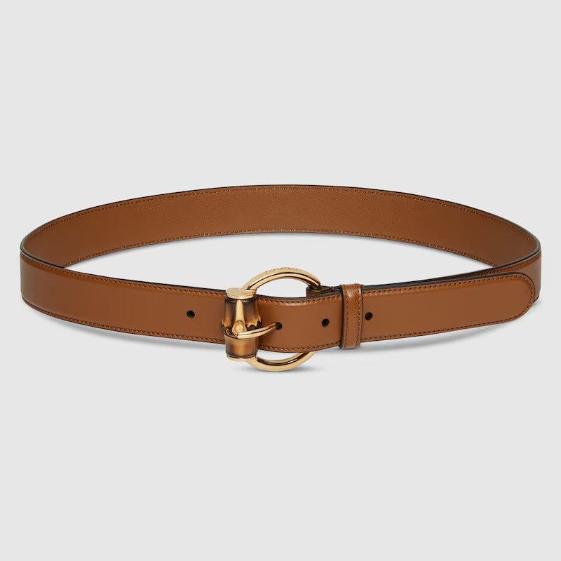 GUCCI Belt with bamboo detail buckle