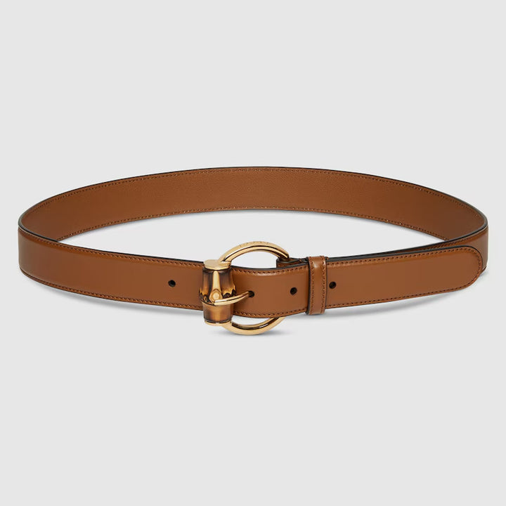 GUCCI Belt with bamboo detail buckle