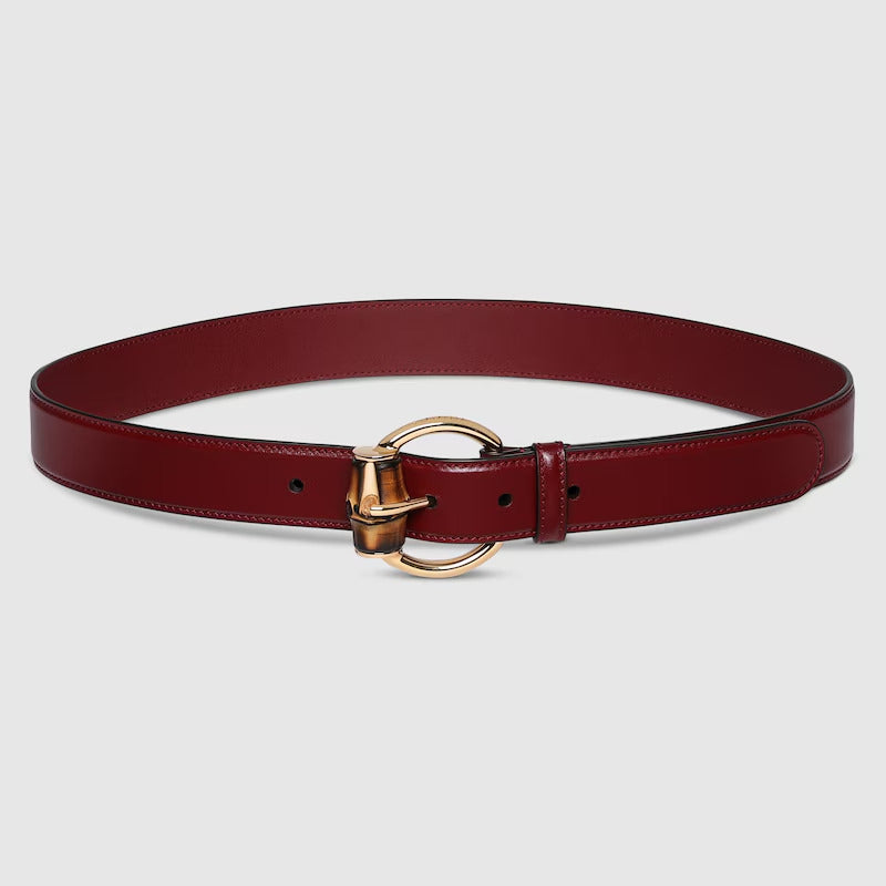GUCCI Belt with bamboo detail buckle