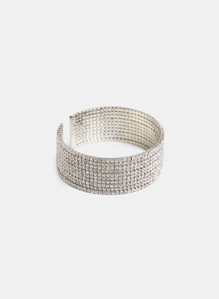 Laura Crystal Cuff Bracelet