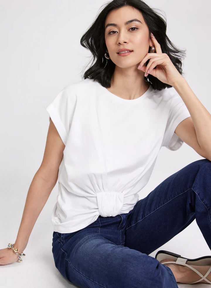 LAURA Knotted Hem T-Shirt
